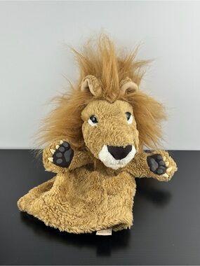 Folkmanis Puppets Stage Puppet Lion 12” Plush Stuffed Animal
